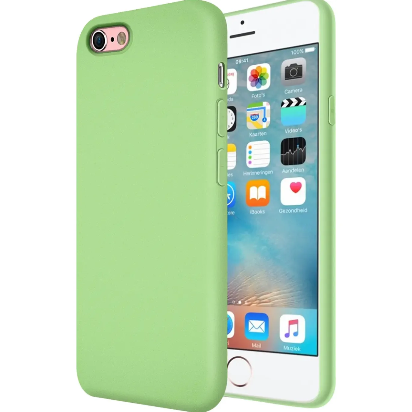 iPhone 6s Plus / 6 Plus - Silikon Case mit Mikrofaser-Innenseite