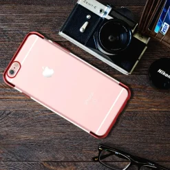 iPhone 6s Plus / 6 Plus - Transparente Hülle mit Akzenten