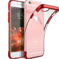 iPhone 6s Plus / 6 Plus - Transparente Hülle mit Akzenten
