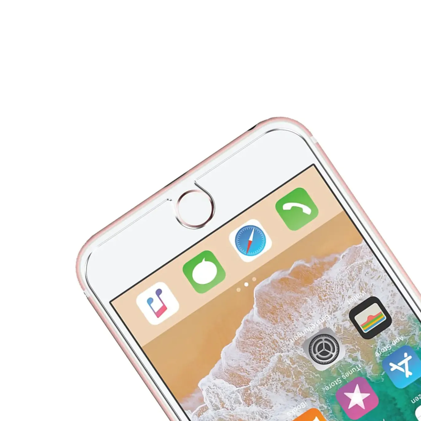 iPhone 6s Plus / 6 Plus - 2x 9H Panzer Glasfolie, Displayfolie