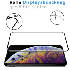 iPhone X / XS / 11 Pro - Fullscreen 9H Panzerglas Displayglas