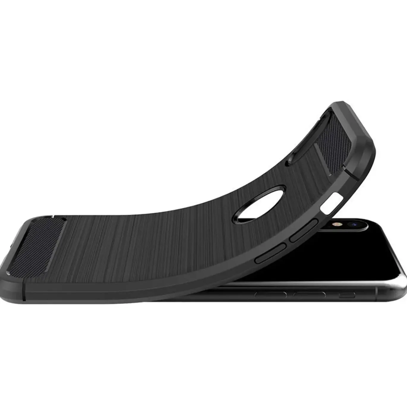 iPhone X / XS - Carbon Case Hülle, stoßfest