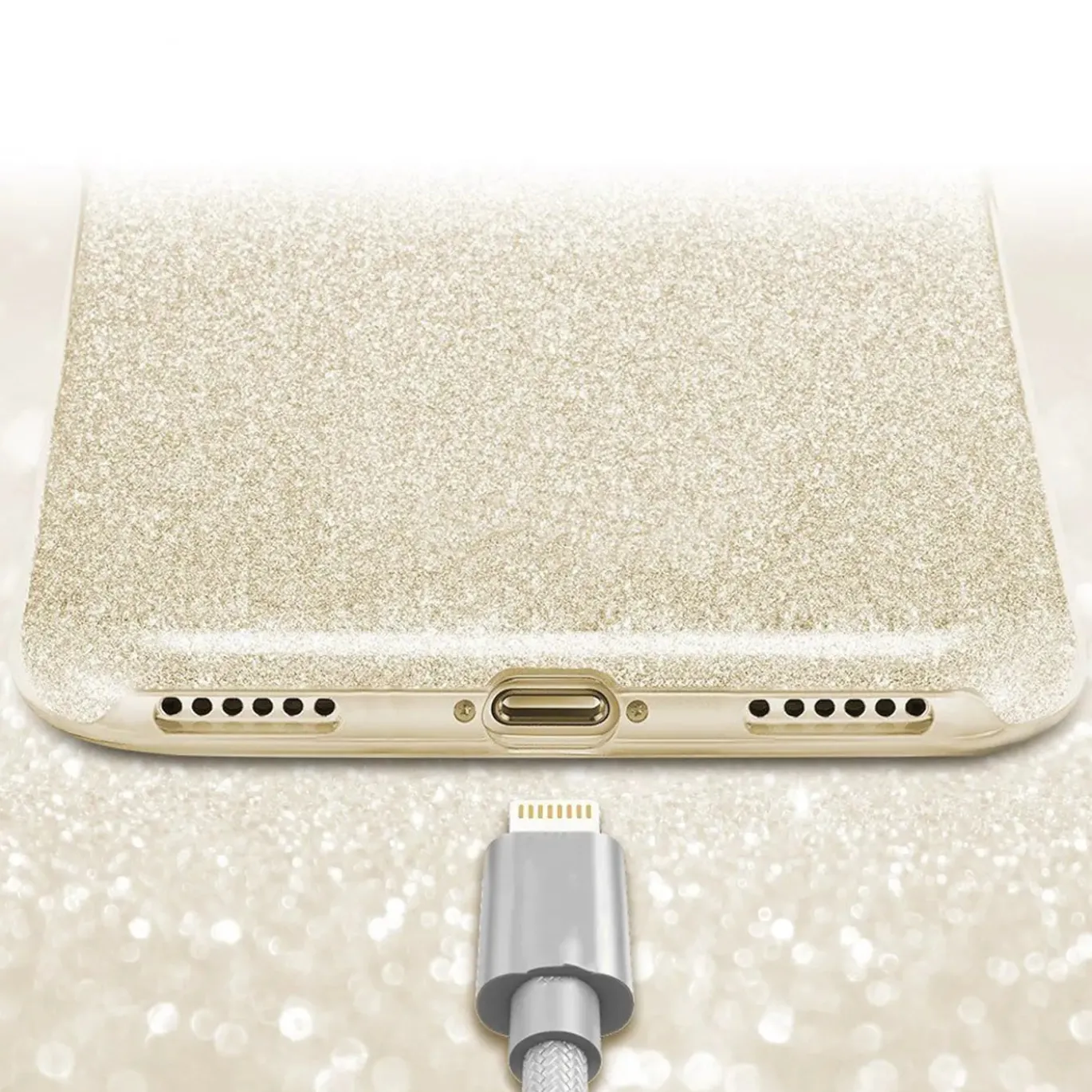 iPhone X / XS - Glitzer TPU Hülle