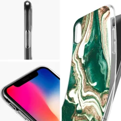 iPhone X / XS - Marmor & Sand Design Hülle