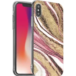 iPhone X / XS - Marmor & Sand Design Hülle