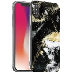 iPhone X / XS - Marmor & Sand Design Hülle