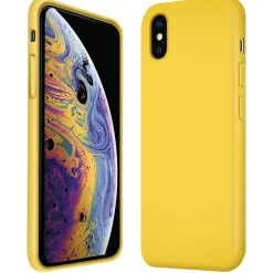 iPhone X / XS - Silikon Case mit Mikrofaser-Innenseite