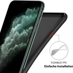 iPhone X / XS - Silikon Case mit Mikrofaser-Innenseite