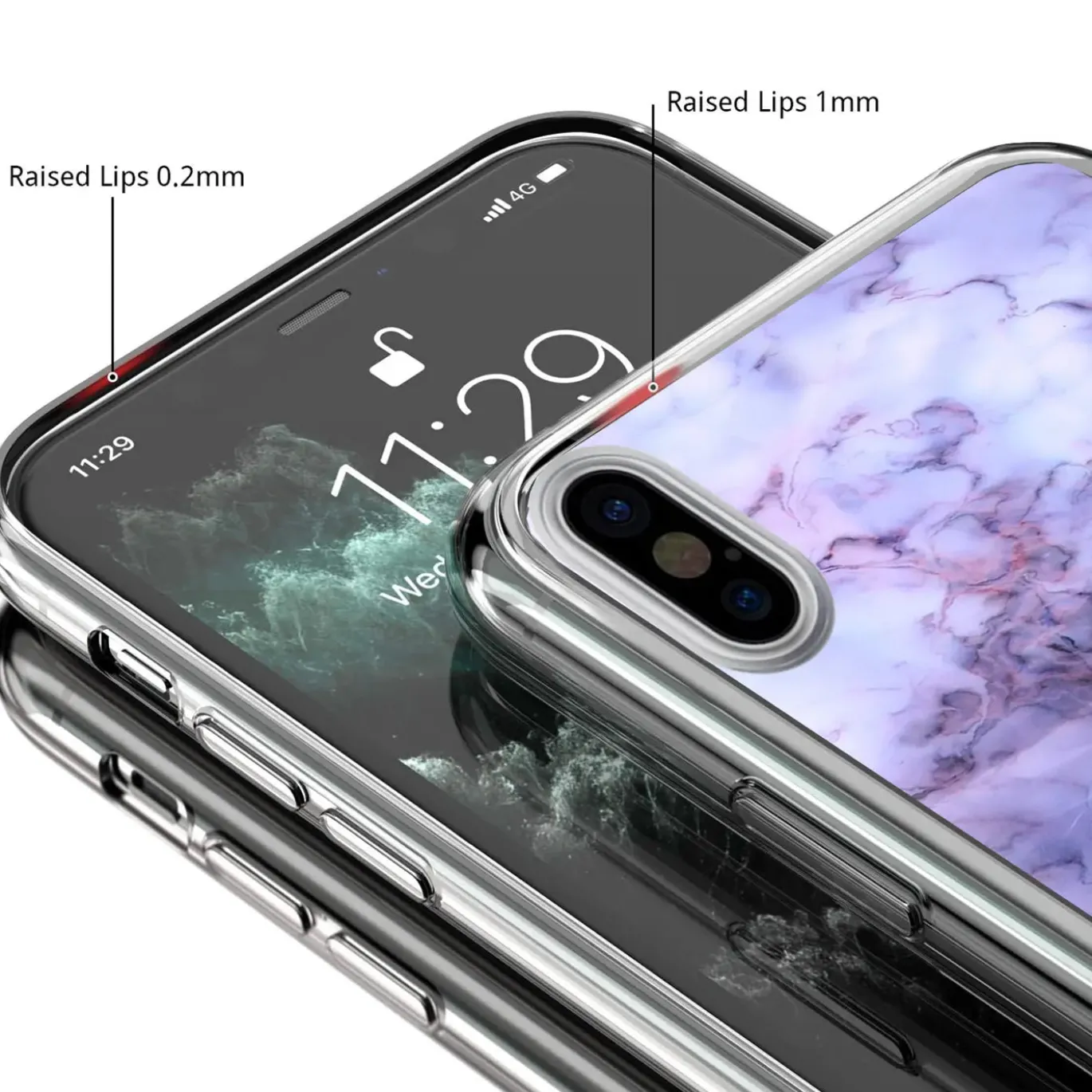 iPhone X / XS - TPU Case mit Motivdruck