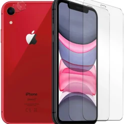 iPhone XR - 9H Displayschutzfolie 2x Display & Kamera