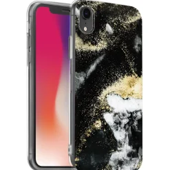 iPhone XR - Marmor & Sand Design Hülle