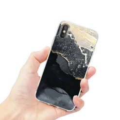iPhone XR - Marmor & Sand Design Hülle
