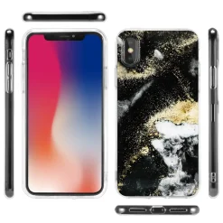 iPhone XR - Marmor & Sand Design Hülle