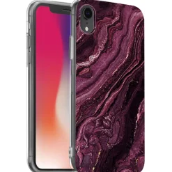 iPhone XR - Marmor & Sand Design Hülle