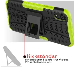 iPhone XR - Outdoor Hülle 2-teiliges Schutzcase