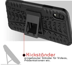 iPhone XR - Outdoor Hülle 2-teiliges Schutzcase