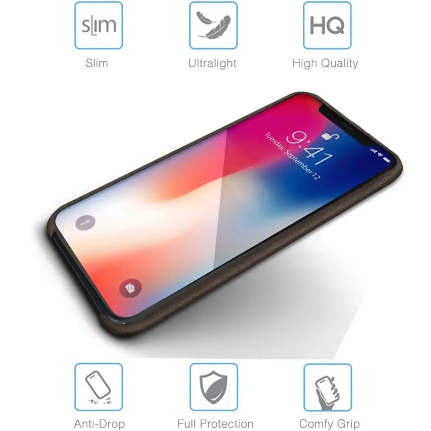 iPhone XR - PU Hartschale Handyhülle