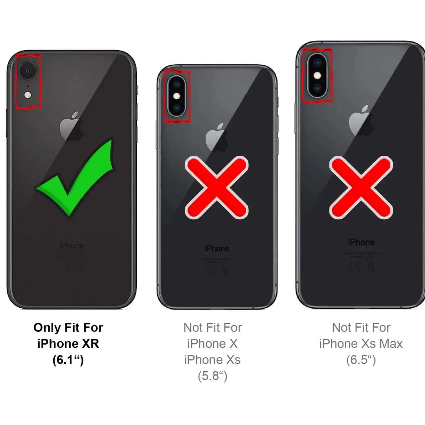 iPhone XR - Silikonhülle mit Kartenfach & Kameraschutz