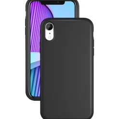 iPhone XR - Slim Silikon Backcover Schwarz