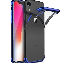 iPhone XR - Transparente Hülle mit Akzenten