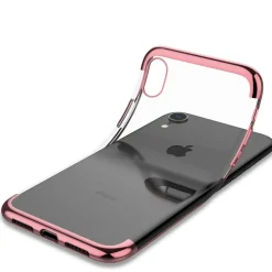 iPhone XR - Transparente Hülle mit Akzenten