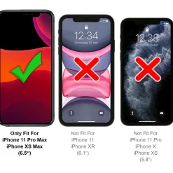iPhone Xs Max / 11 Pro Max - 2x 9H Panzer Glasfolie, Displayfolie