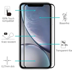iPhone Xs Max / 11 Pro Max - Fullscreen 9H Panzerglas Displayglas