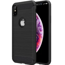 iPhone Xs Max - Carbon Case Hülle, stoßfest