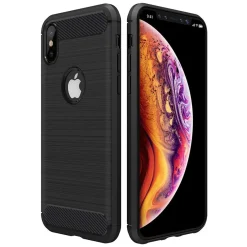iPhone Xs Max - Carbon Case Hülle, stoßfest