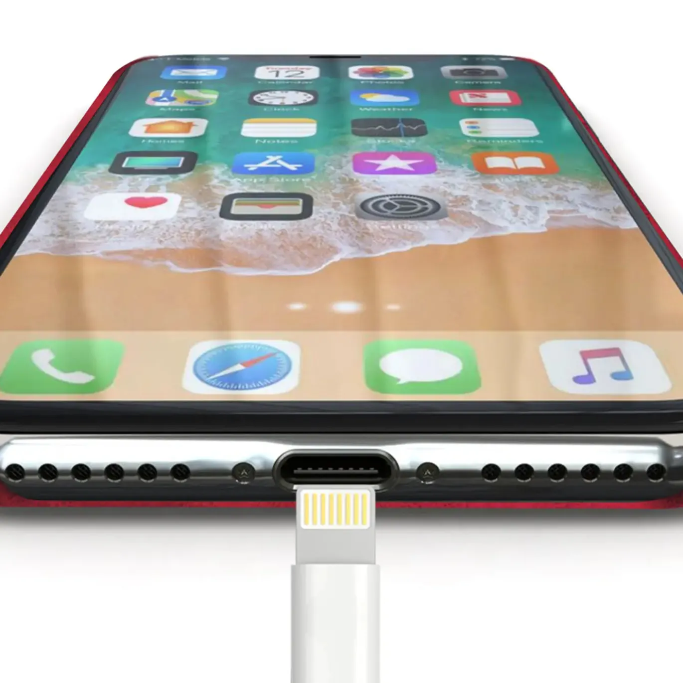iPhone Xs Max - PU Hartschale Handyhülle