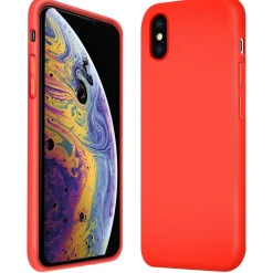 iPhone Xs Max - Silikon Case mit Mikrofaser-Innenseite