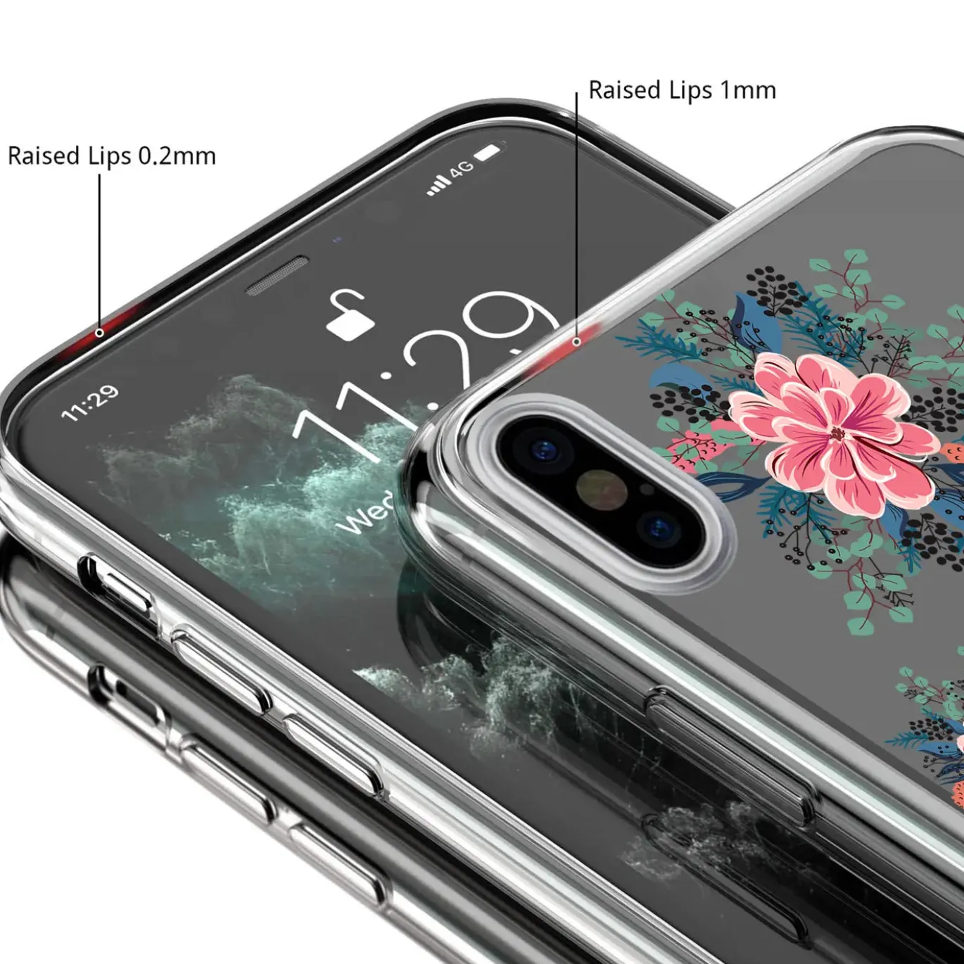 iPhone Xs Max - TPU Case mit Motivdruck