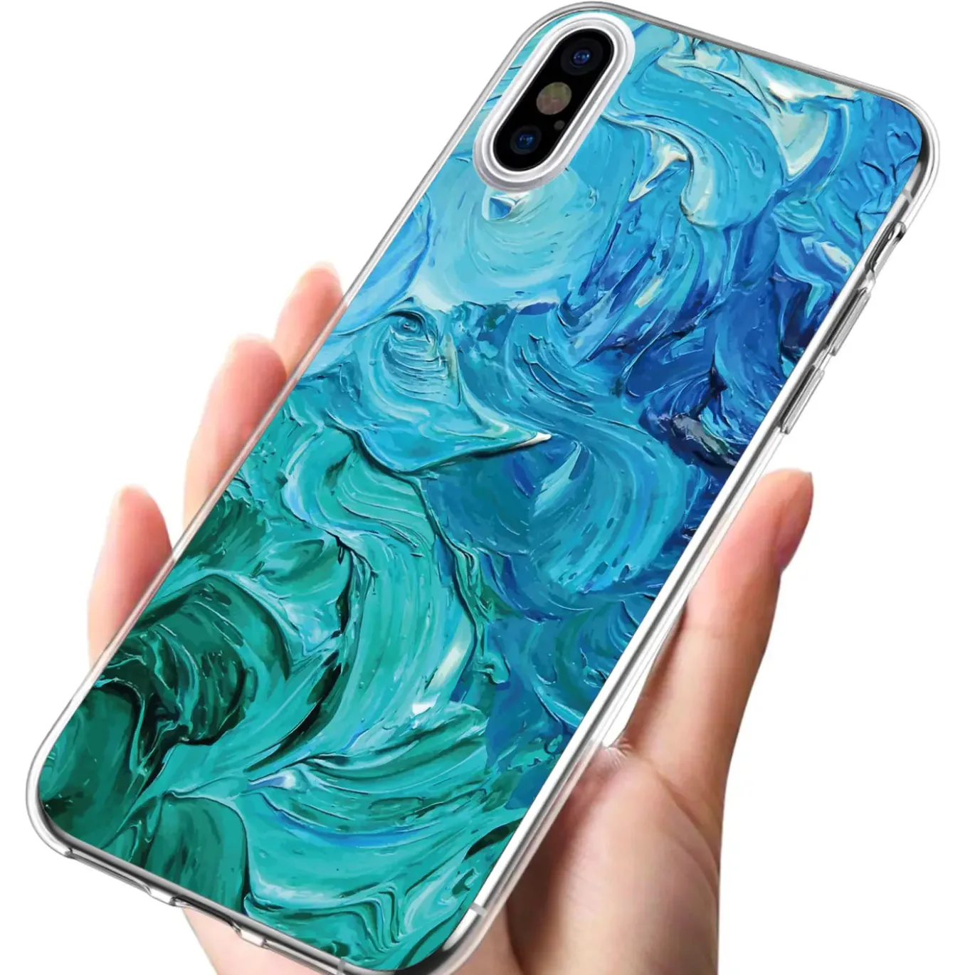 iPhone Xs Max - TPU Case mit Motivdruck