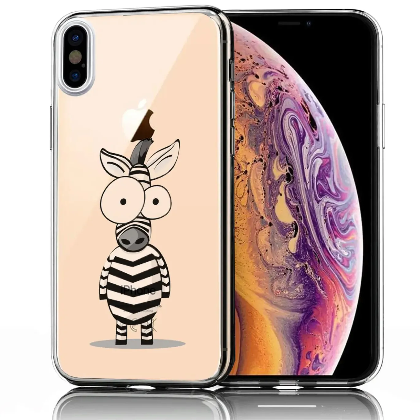 iPhone Xs Max - TPU Case mit Motivdruck