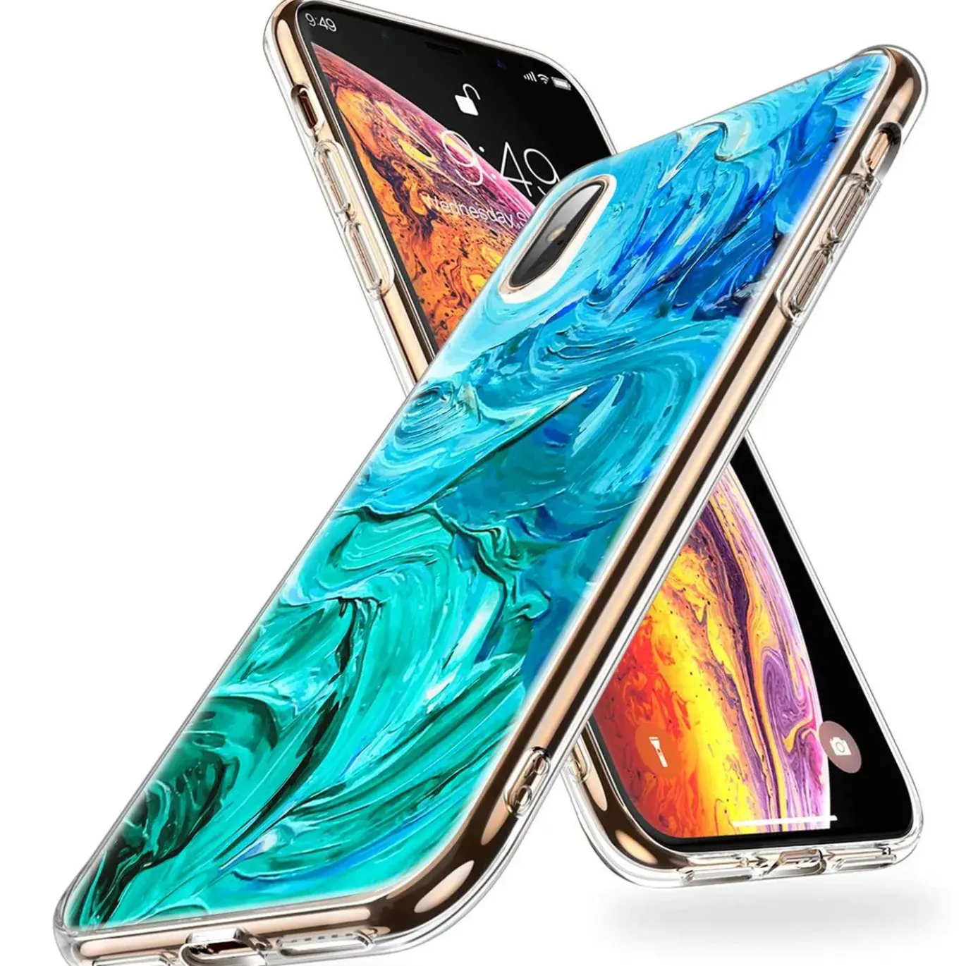 iPhone Xs Max - TPU Case mit Motivdruck