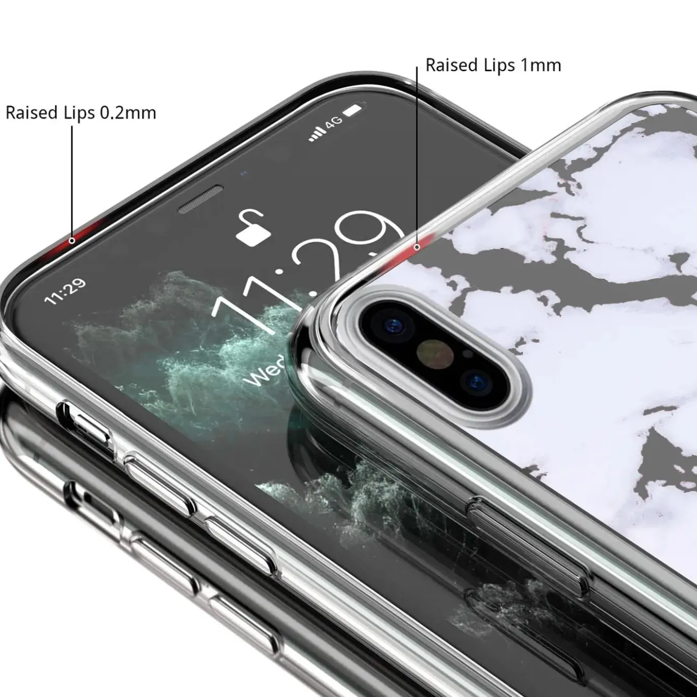 iPhone Xs Max - TPU Case mit Motivdruck