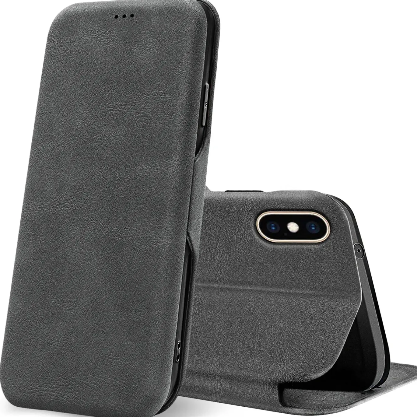iPhone Xs Max - Wallet Etui mit Standfunktion