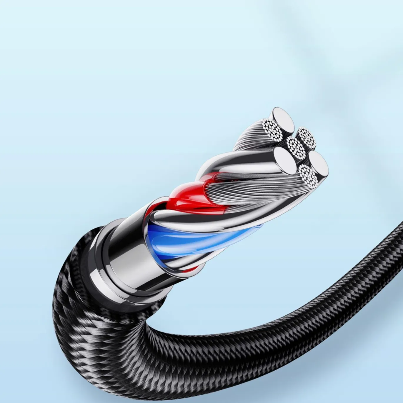 Joyroom USB Kabel - microUSB - 1.2M - Schwarz