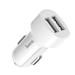 KFZ Ladegerät mit micro USB Kabel Hoco Z2A Weiß
