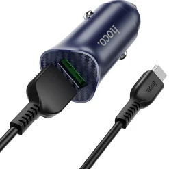 KFZ Ladegerät mit Quick Charge 3.0 und 1m Micro-USB Kabel