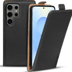 Klassische Flip-Hülle für Samsung Galaxy S26 Ultra - Kunstleder Case zum Aufklappen