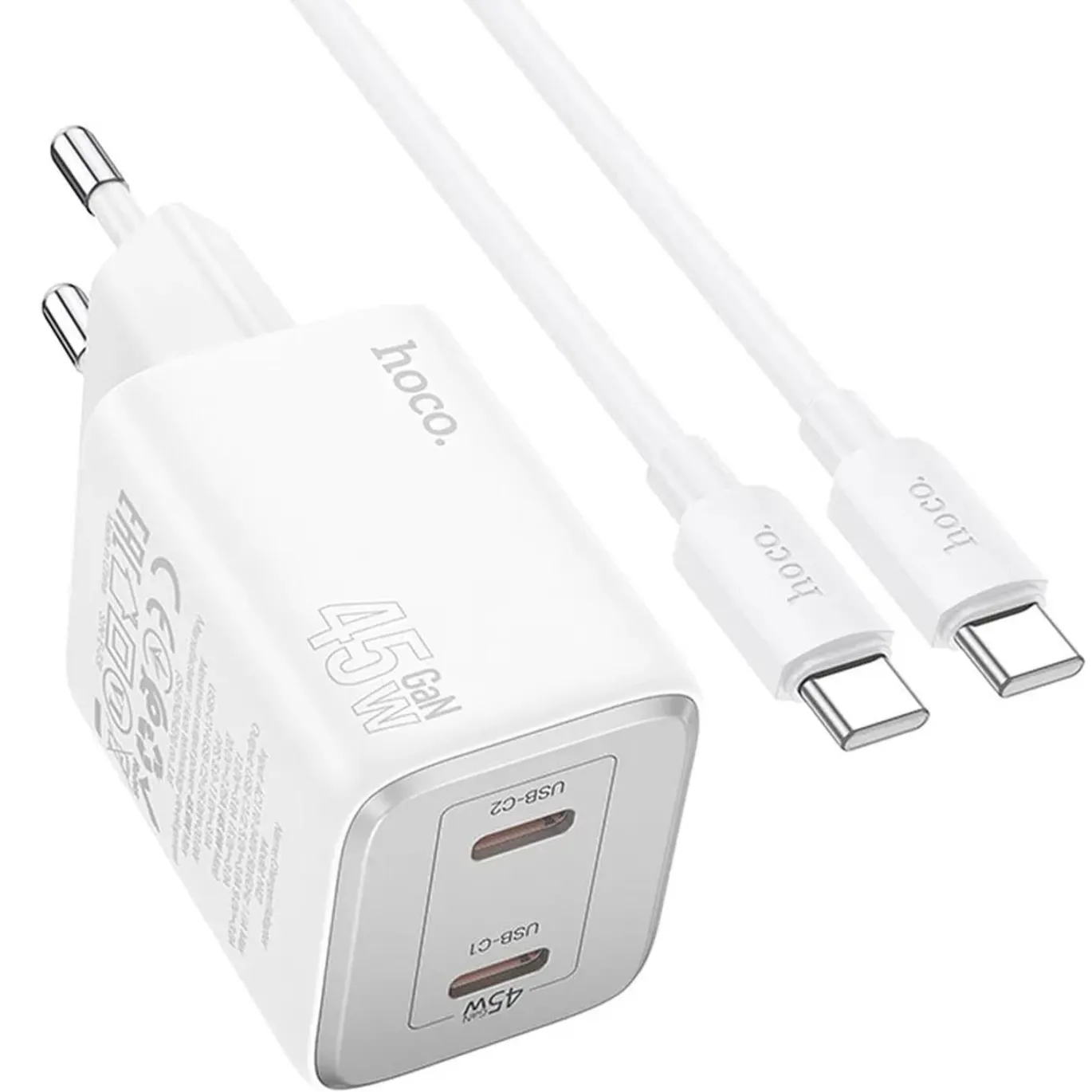 Netz-Ladegerät Hoco - N42 GaN Typ C Set