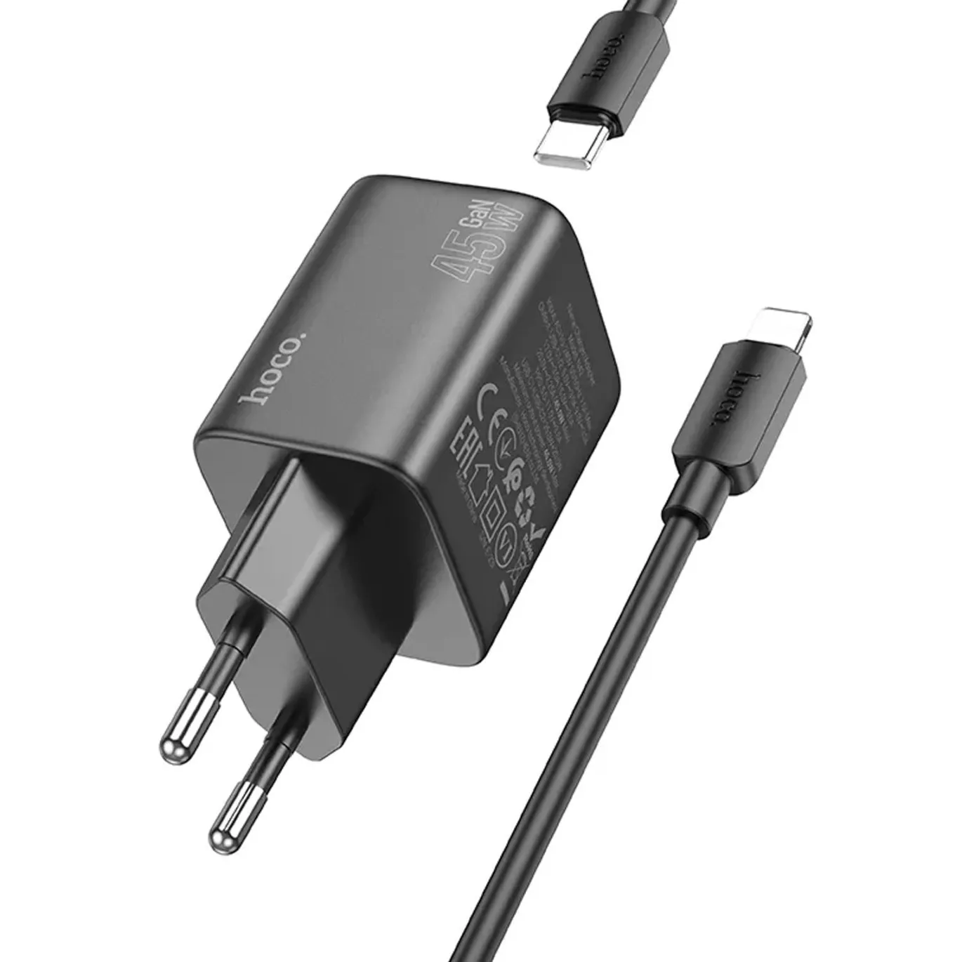 Netz-Ladegerät Hoco - N42 GaN Lightning Set