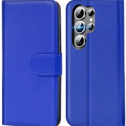 Premium Klapphülle für Samsung Galaxy S26 Ultra - Kunstleder Tasche mit Kartenfächern & Standfunktion