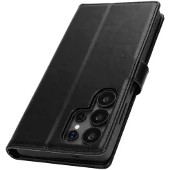Premium Klapphülle für Samsung Galaxy S26 Ultra - Kunstleder Tasche mit Kartenfächern & Standfunktion