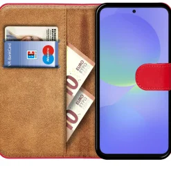 Premium Klapphülle für Samsung Galaxy A57 5G - Kunstleder Tasche mit Kartenfächern & Standfunktion