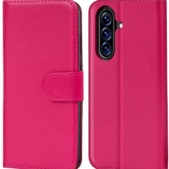 Premium Klapphülle für Samsung Galaxy A57 5G - Kunstleder Tasche mit Kartenfächern & Standfunktion