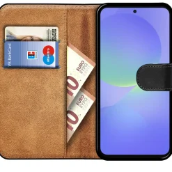 Premium Klapphülle für Samsung Galaxy A57 5G - Kunstleder Tasche mit Kartenfächern & Standfunktion