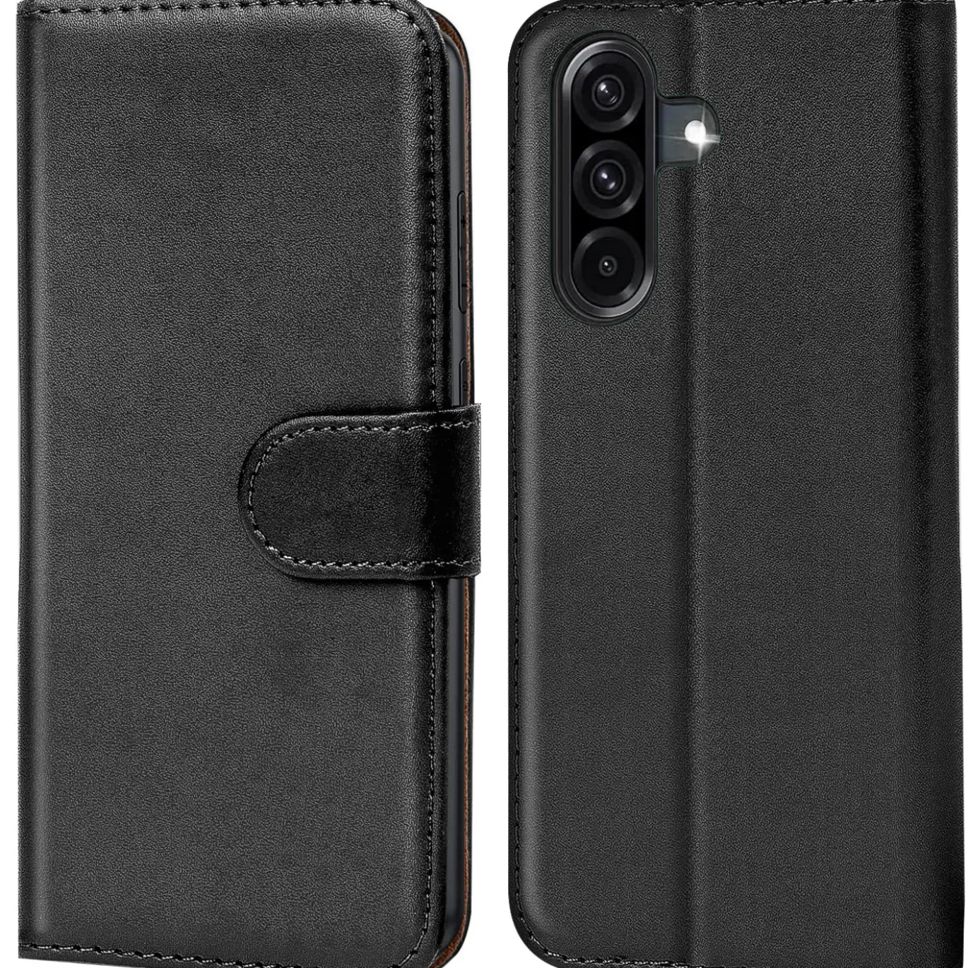 Premium Klapphülle für Samsung Galaxy A27 5G - Kunstleder Tasche mit Kartenfächern & Standfunktion