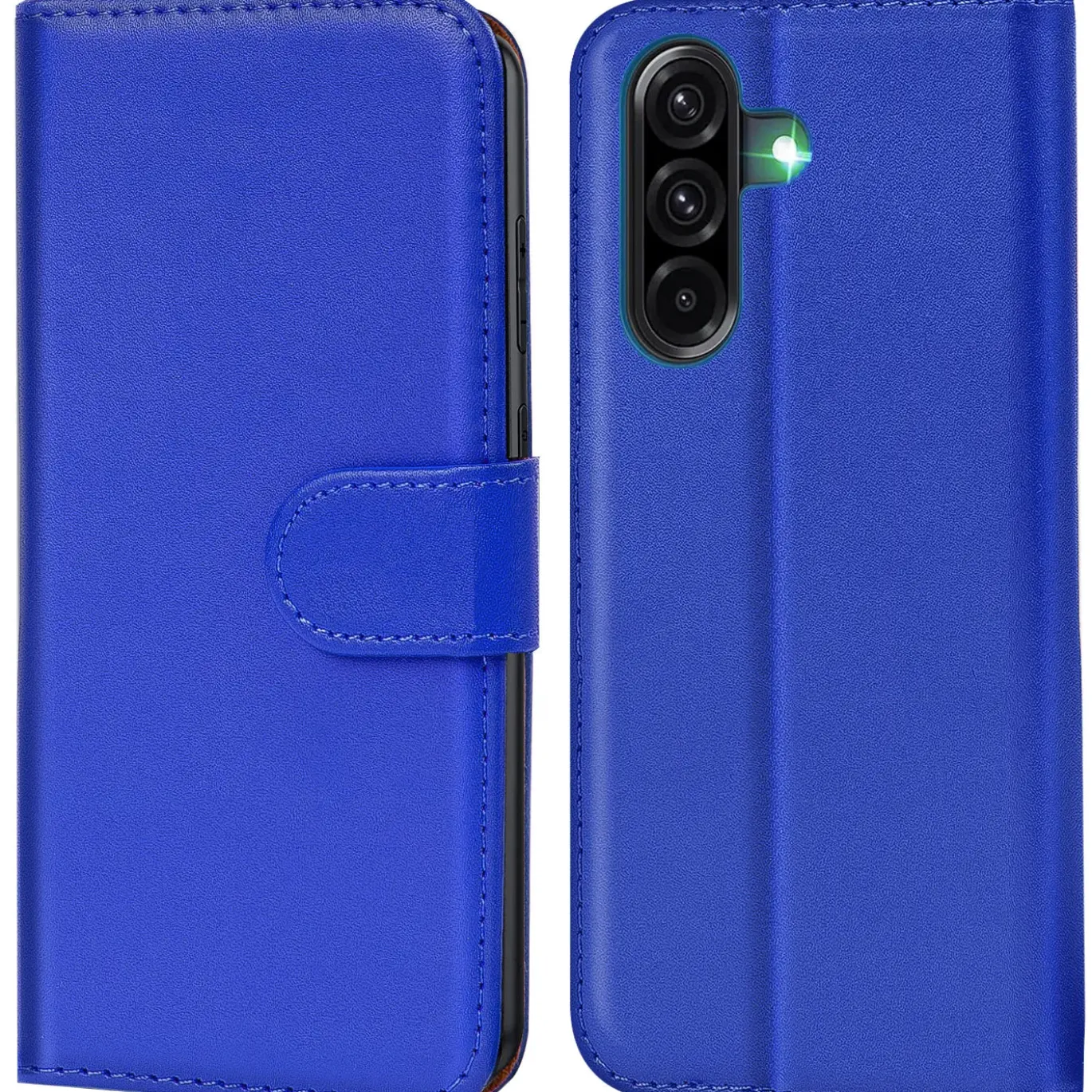 Premium Klapphülle für Samsung Galaxy A27 5G - Kunstleder Tasche mit Kartenfächern & Standfunktion